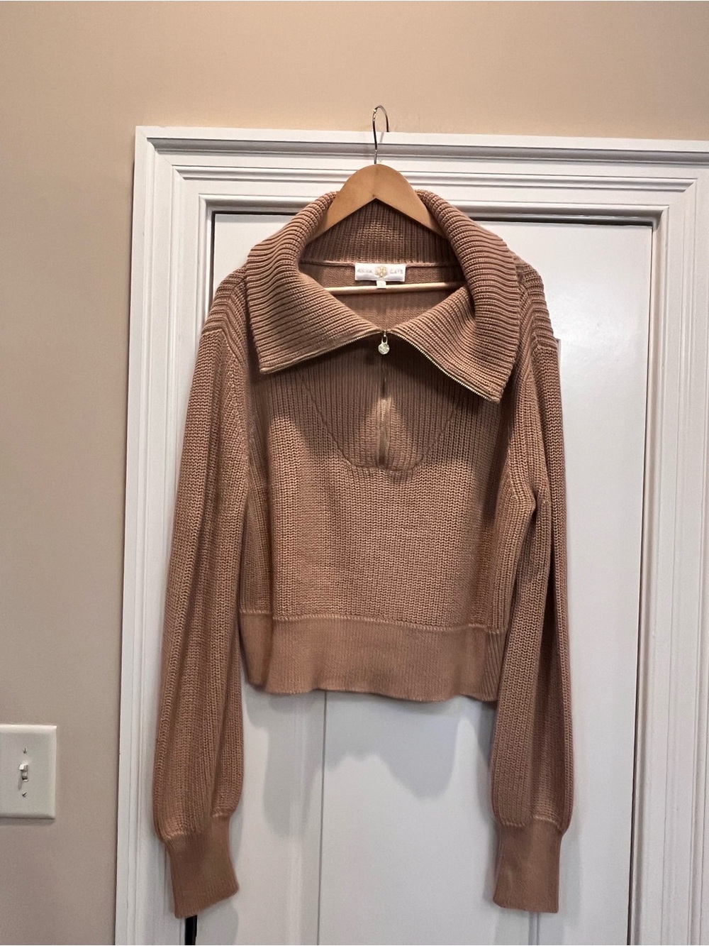 Anna Cate Gabrielle Half-Zip Knit Pullover